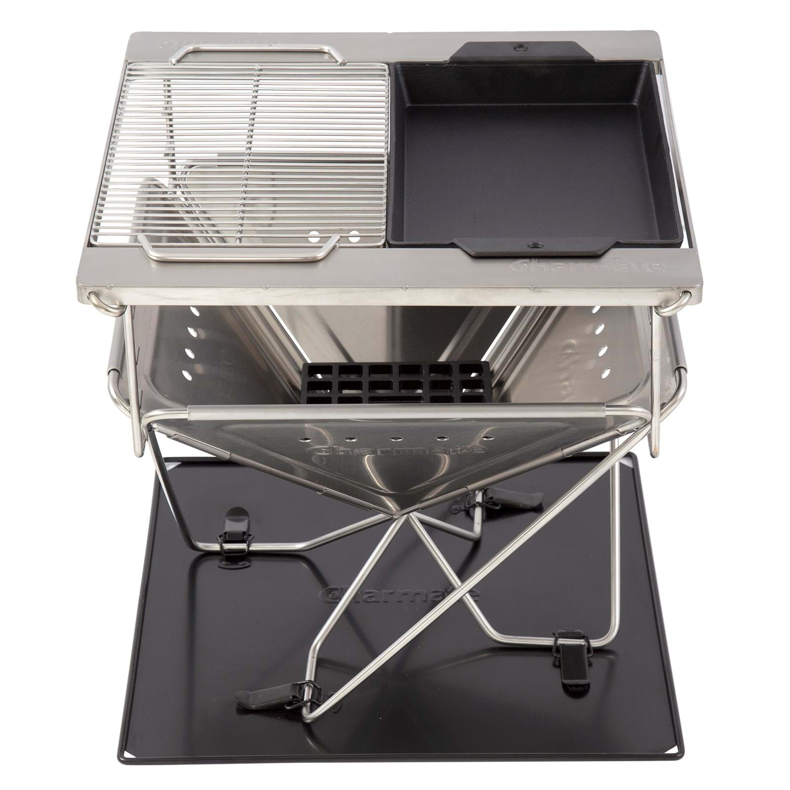 Charmate Collapsible BBQ & Firepit (450mm X 450mm)