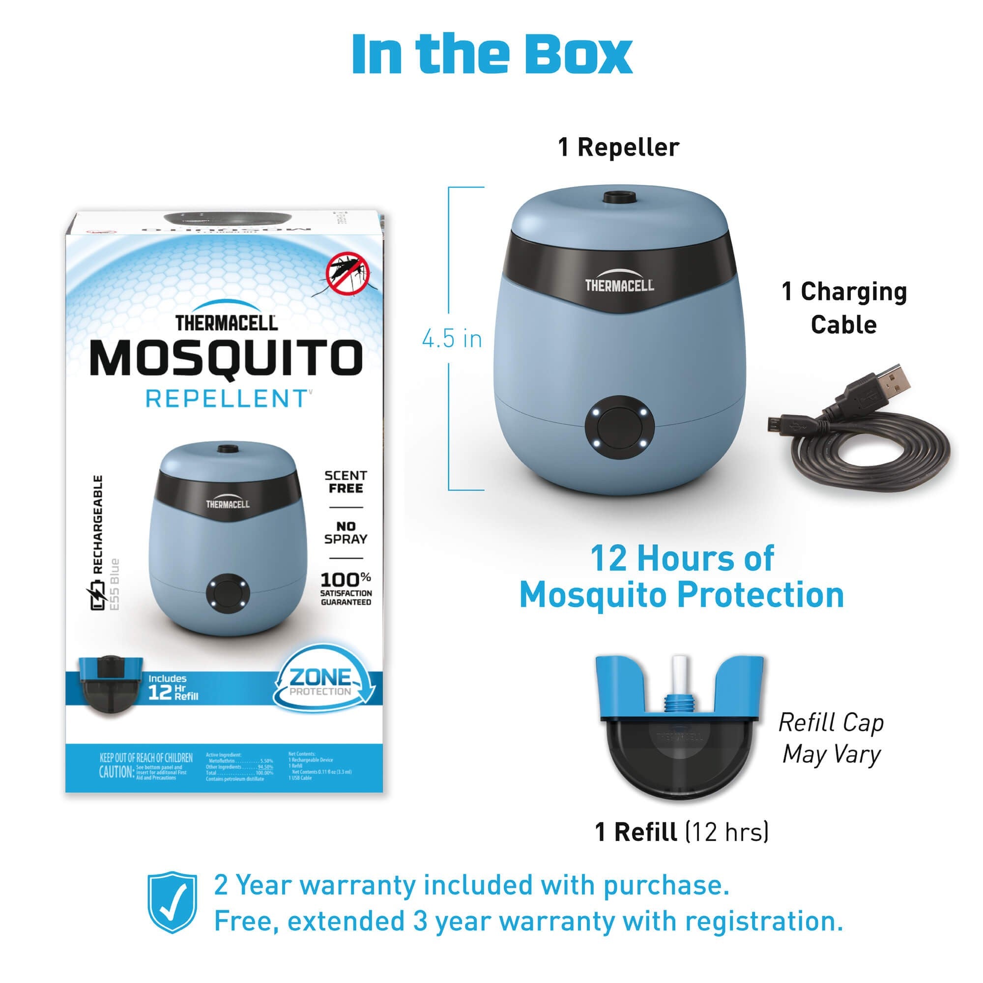 Thermacell E55 Rechargeable Mosquito Repeller