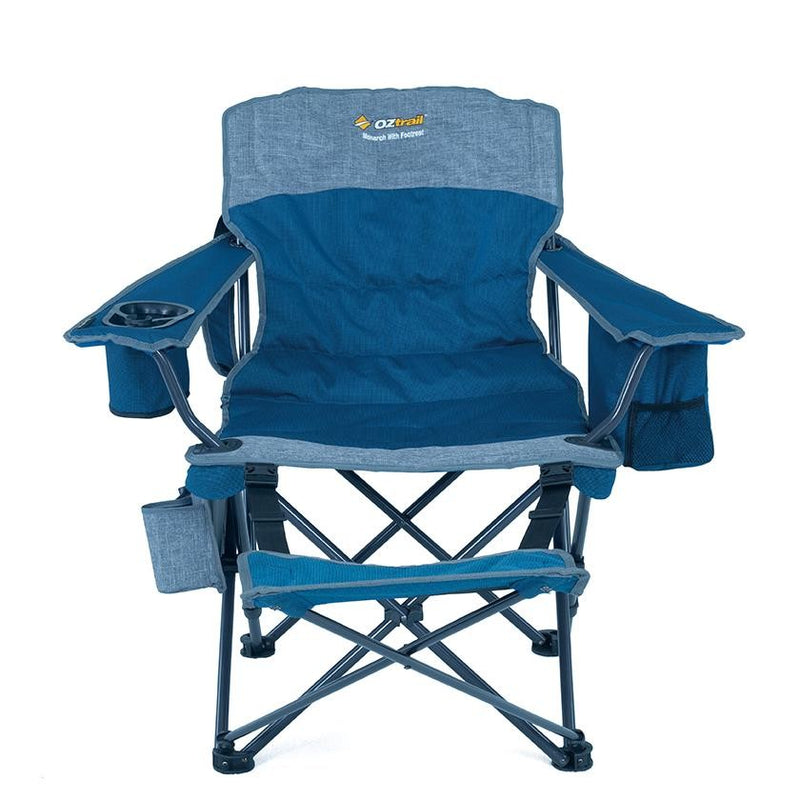 OZtrail Monarch Arm Chair with Footrest