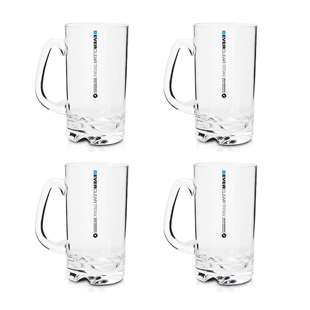 Everclear Tritan 530ml Beer Mug 4pk