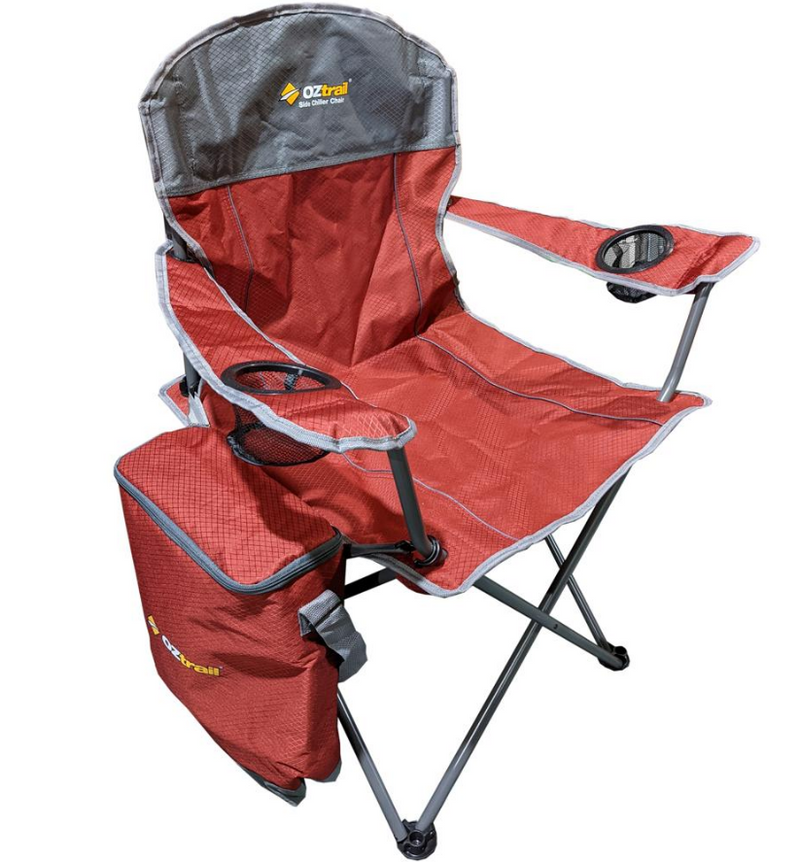 OZtrail Side Chiller Chair - Red