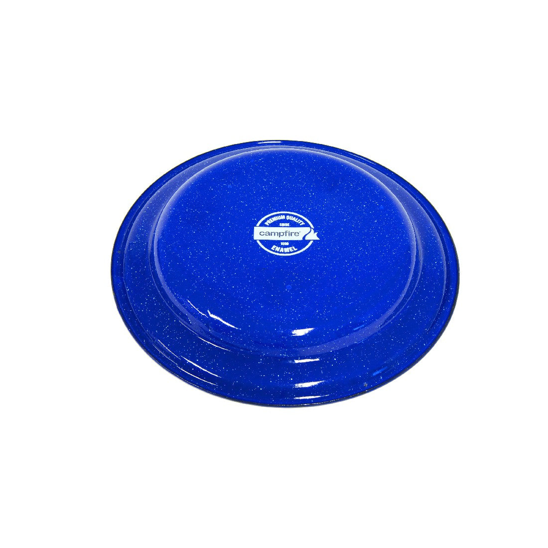 Campfire Enamel Flat Plate Navy 27cm