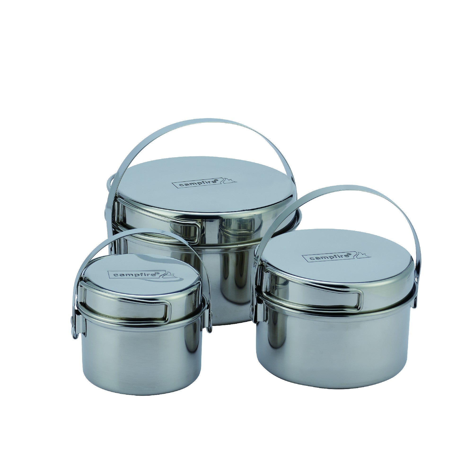 Campfire 6-Piece Stainless Steel Pot Set