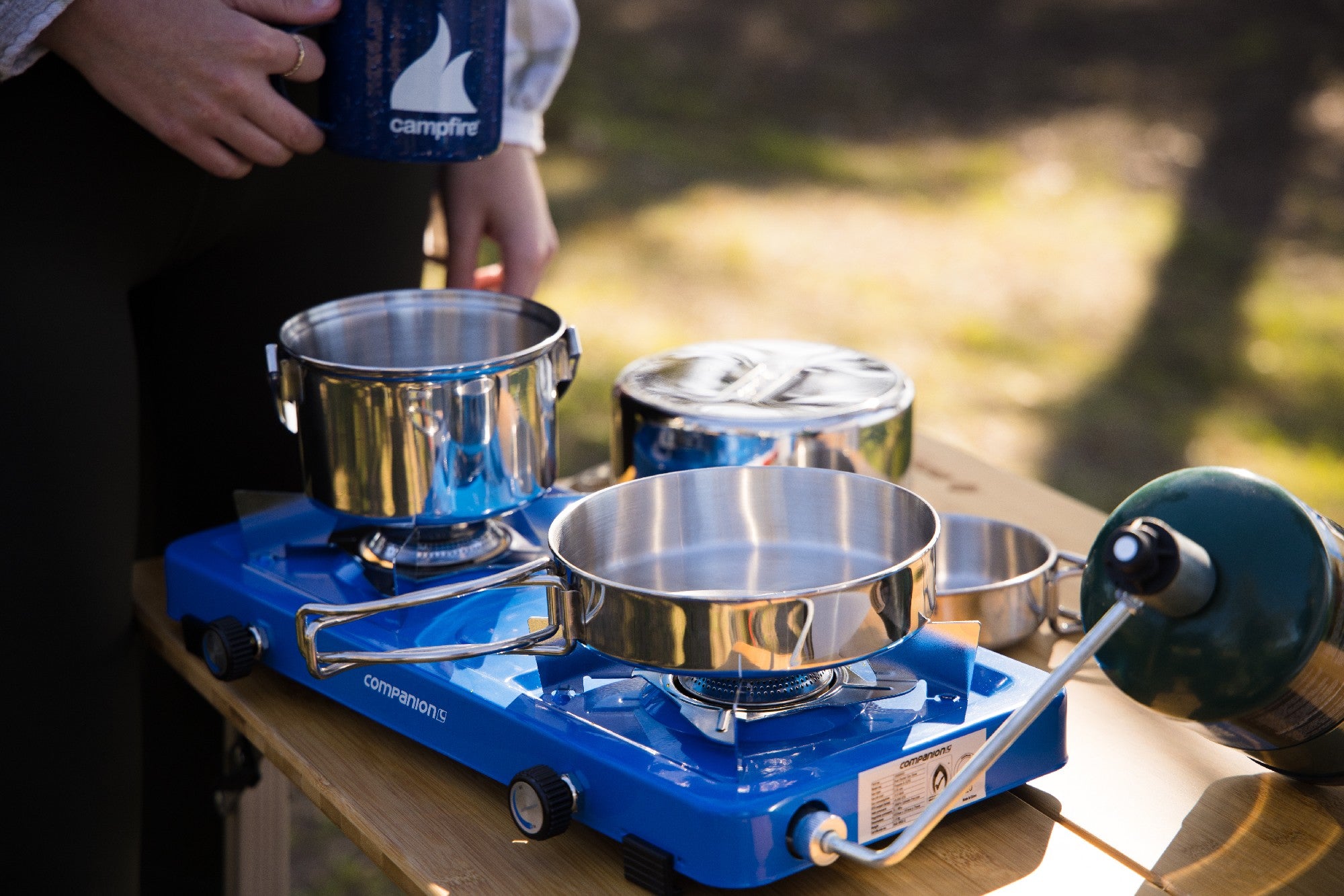 Campfire 6-Piece Stainless Steel Pot Set