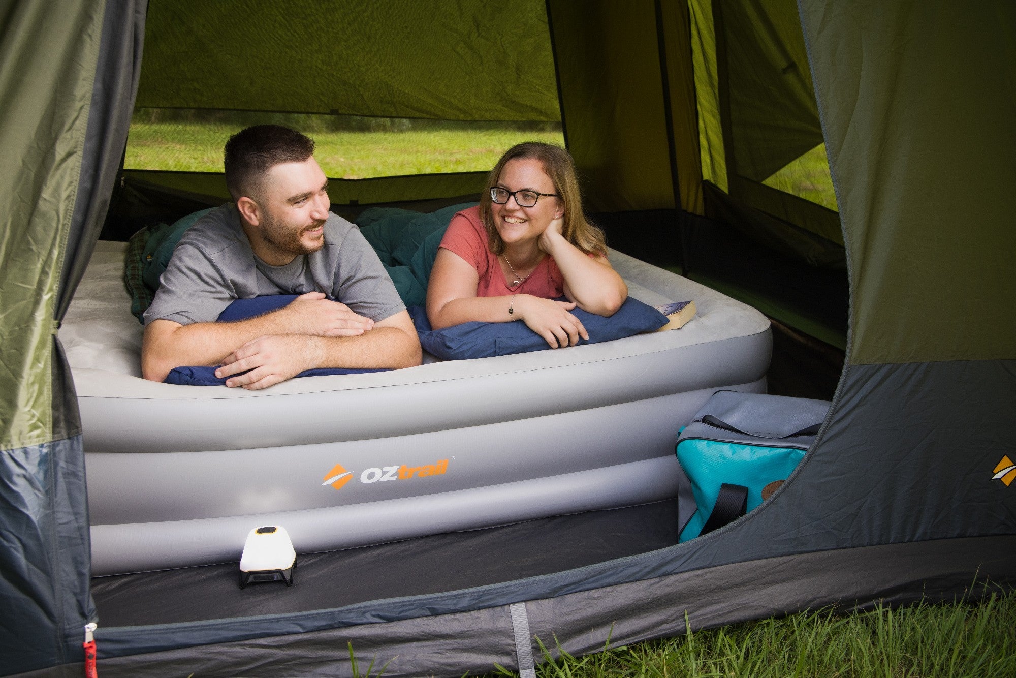 OZtrail DuoComfort Queen Double-High Air Bed