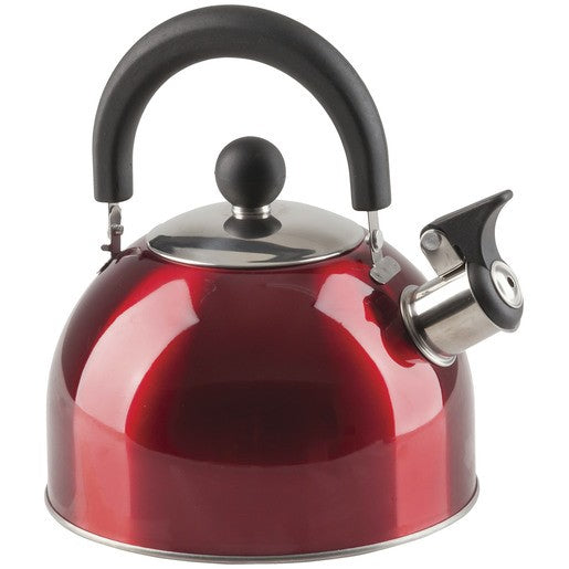 Rovin Whistling Stovetop Kettle 2L Red