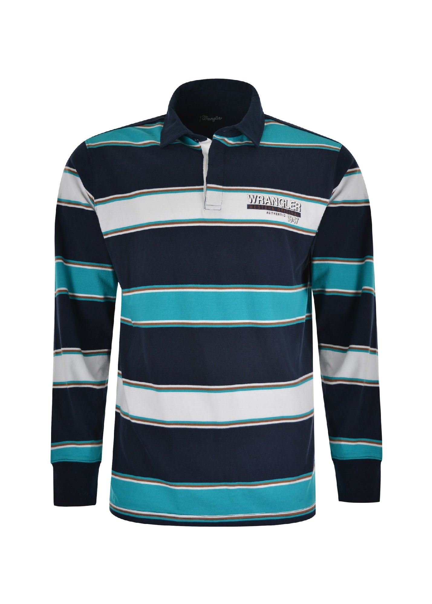 Wrangler Men's Holland Stripe Rugby