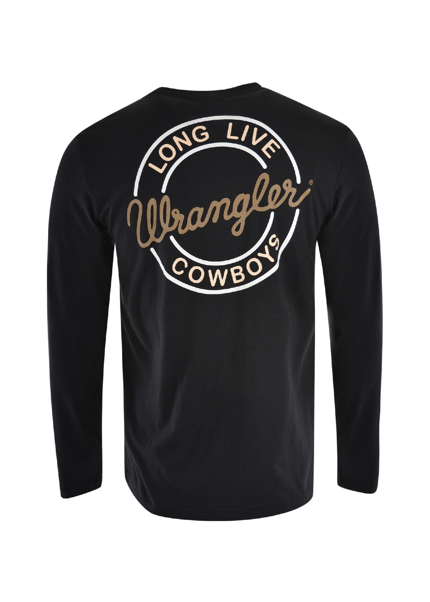 Wrangler Men's Long Live Cowboy L/S Tee