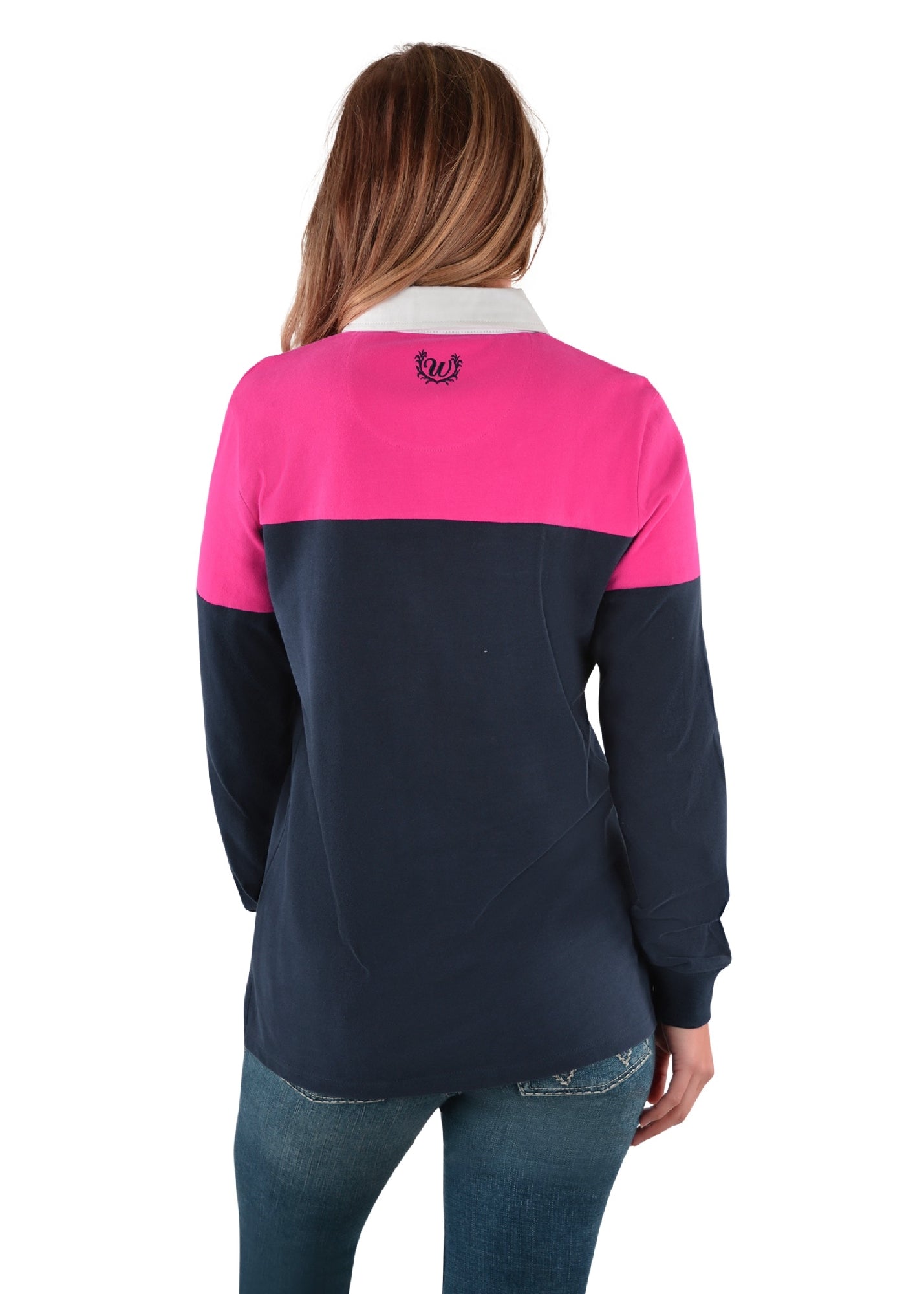 Wrangler Women’s Peta Long Sleeve Spliced Rugby