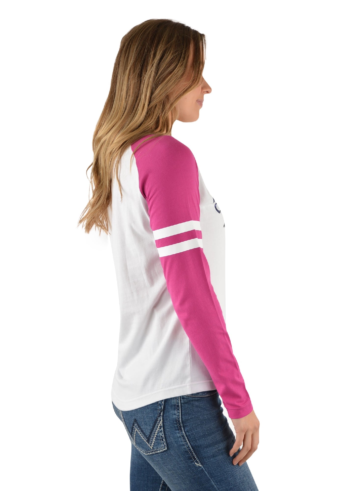 Wrangler Women’s Emin Long Sleeve Raglan Tee