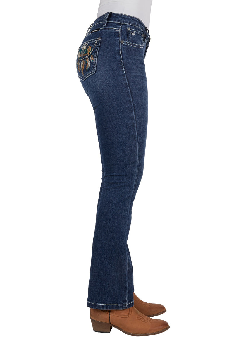Pure Western Women's Alba Boot Cut Jean 32" Leg [Sz:6]