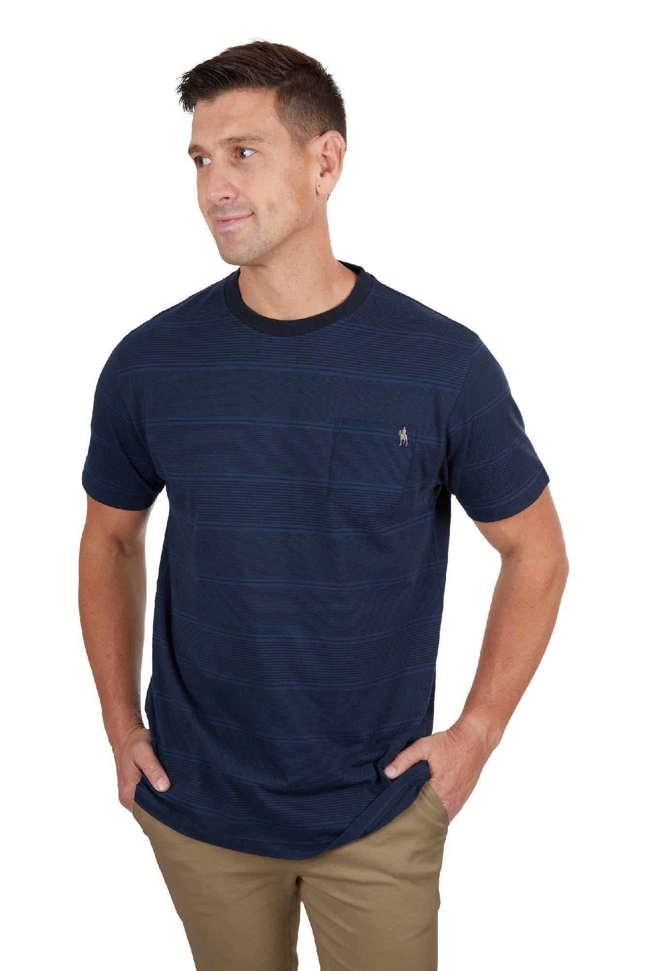 Thomas Cook Men's Simon Tee [Sz:XS Clr:BLUE]