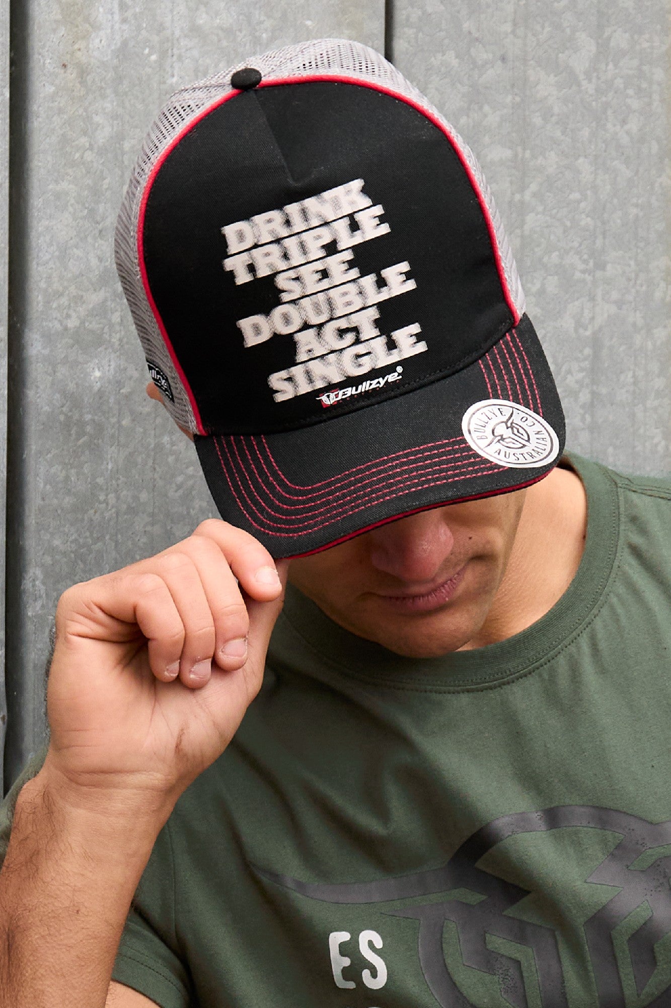 Bullzye Act Single Trucker Cap