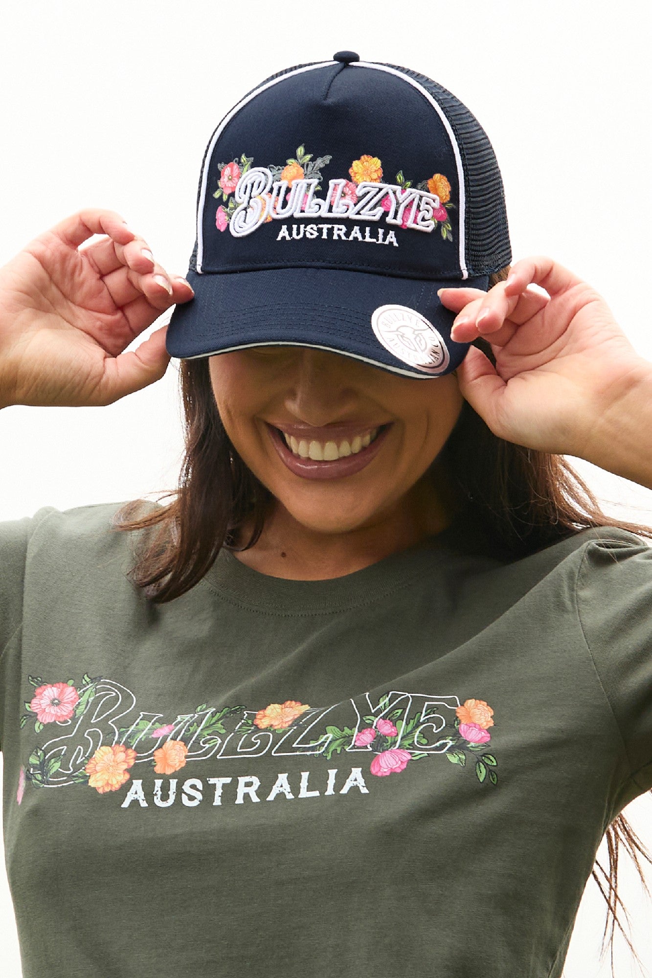 Bullzye Flora Trucker Cap