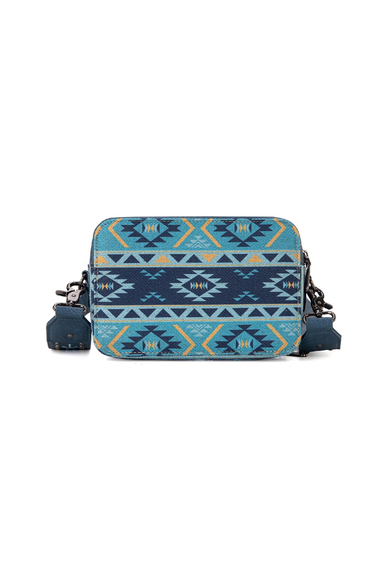 Wrangler Southwestern Crossbody Wallet Bag [Clr:NAVY]