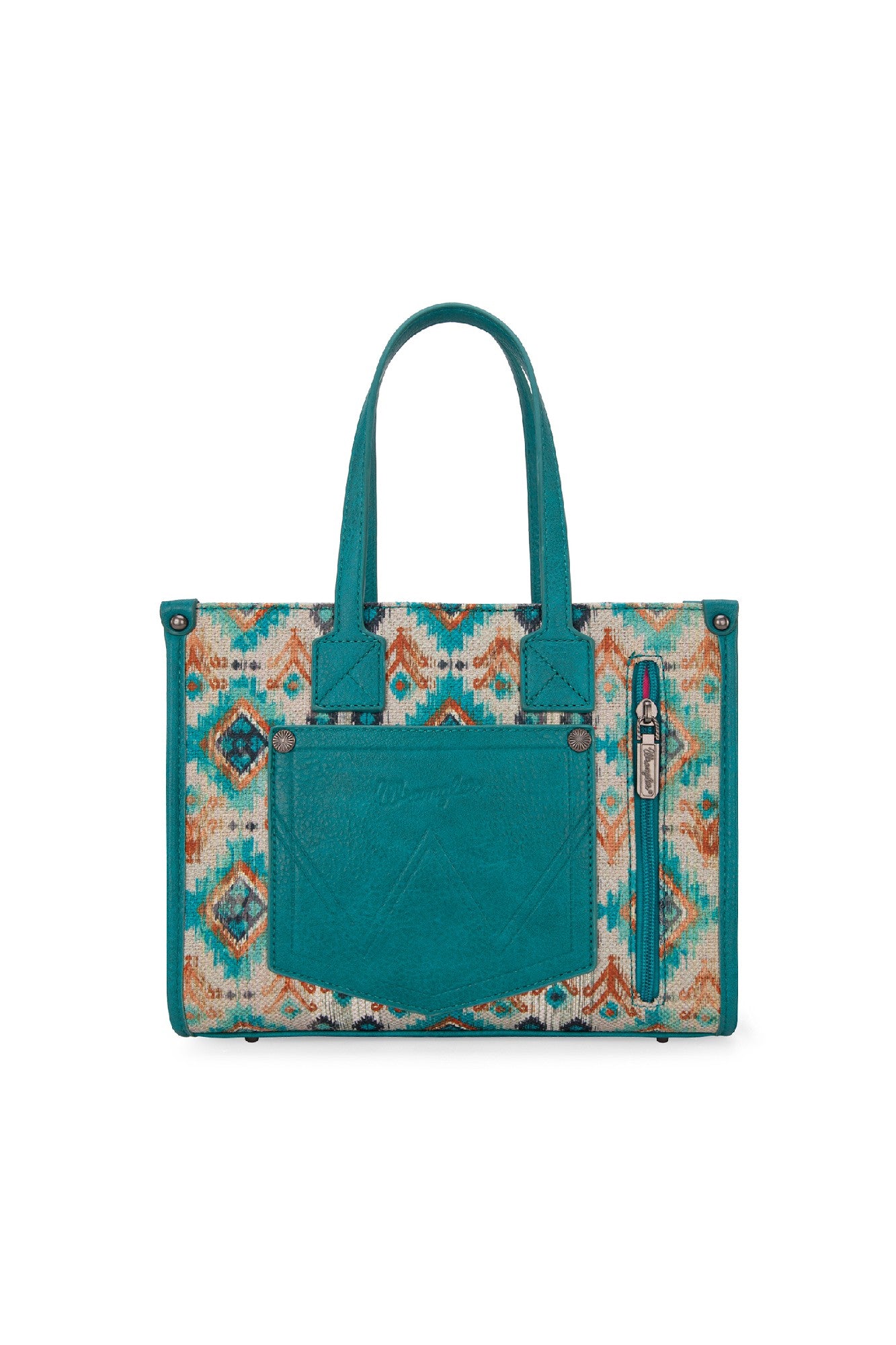 Wrangler Aztec Crossbody Tote Bag [Clr:TURQUOISE]