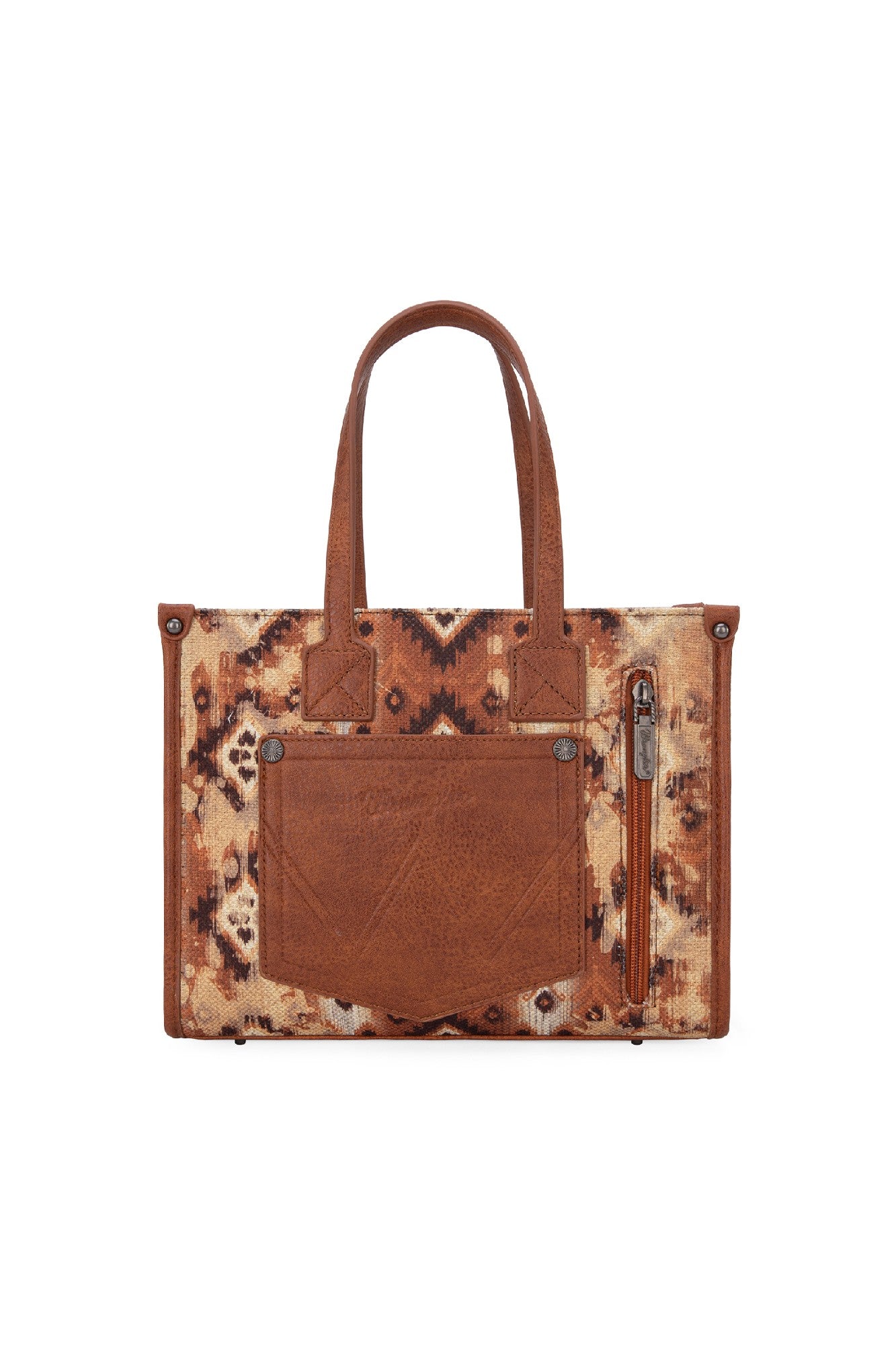 Wrangler Aztec Crossbody Tote Bag [Clr:TAN]