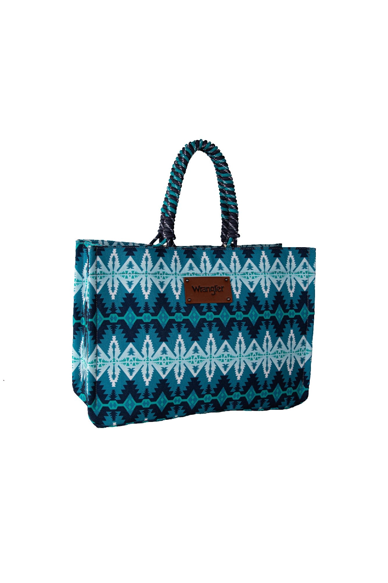 Wrangler Southwestern Oversized Tote Bag [Clr:BLUE]