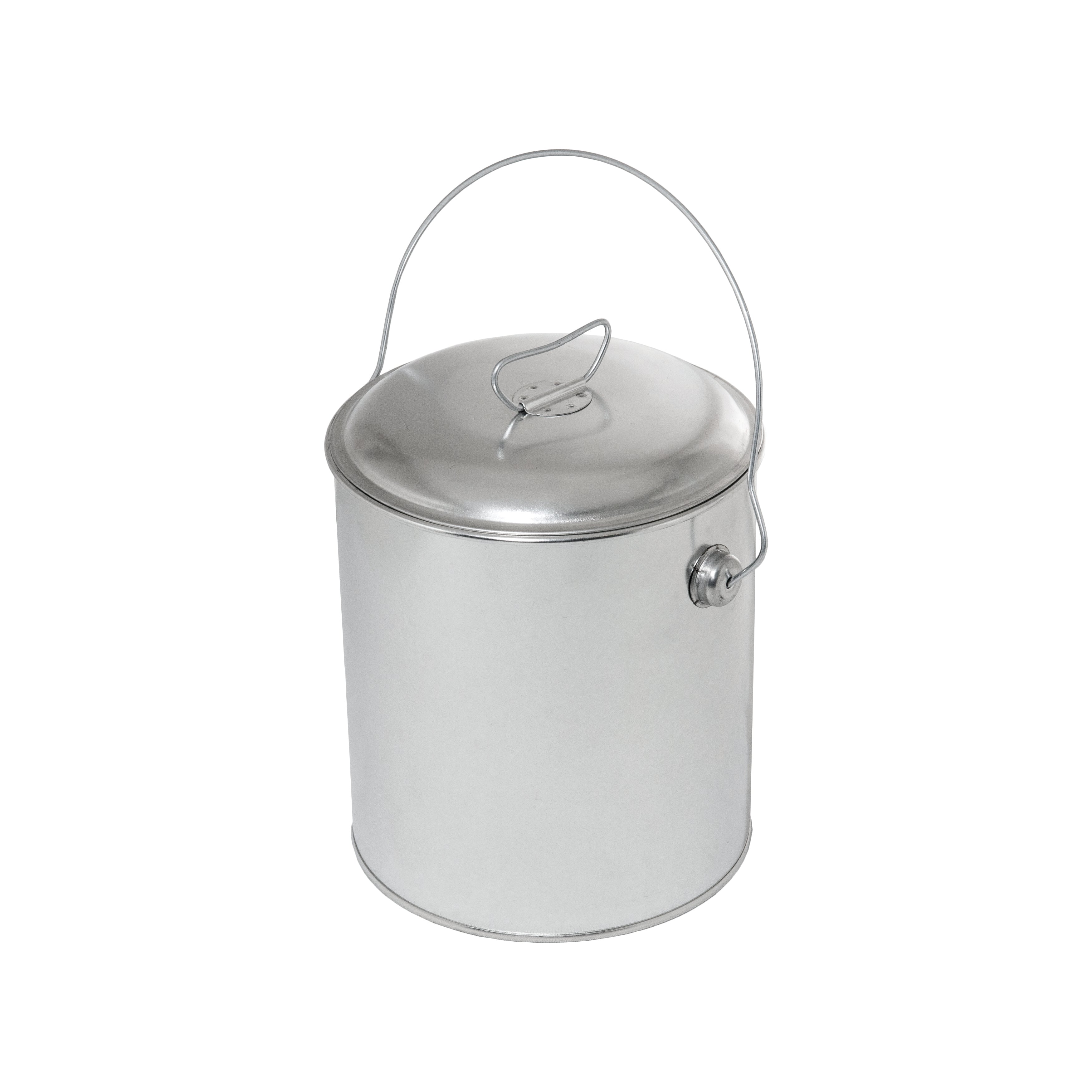 Campfire Tin Billy Can with Lid 6L