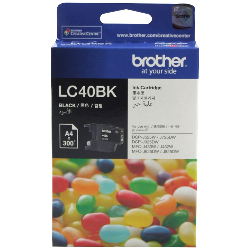 Brother LC40 Black Ink Cartridge