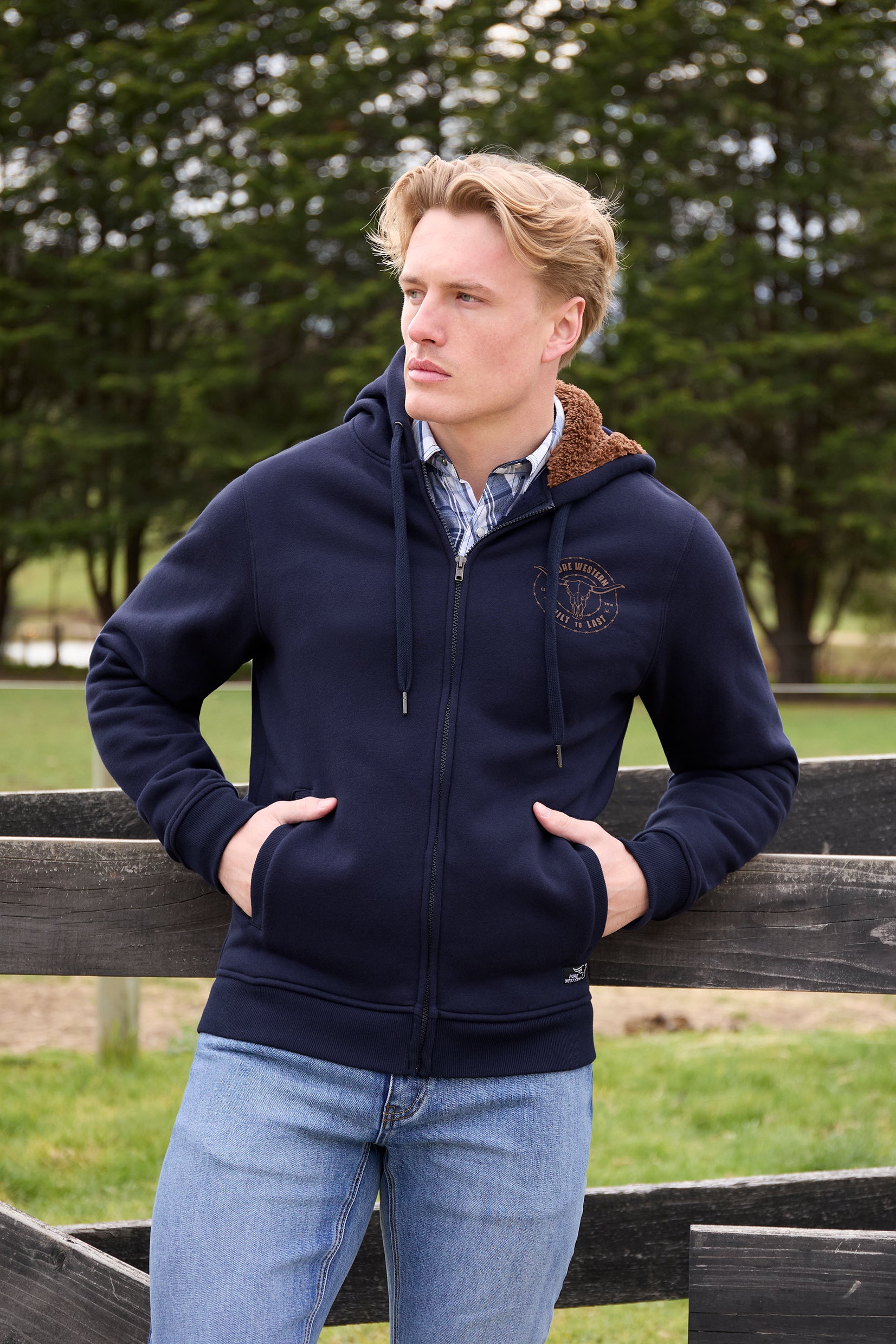 Pure Western Men's Walker Zip Hoodie