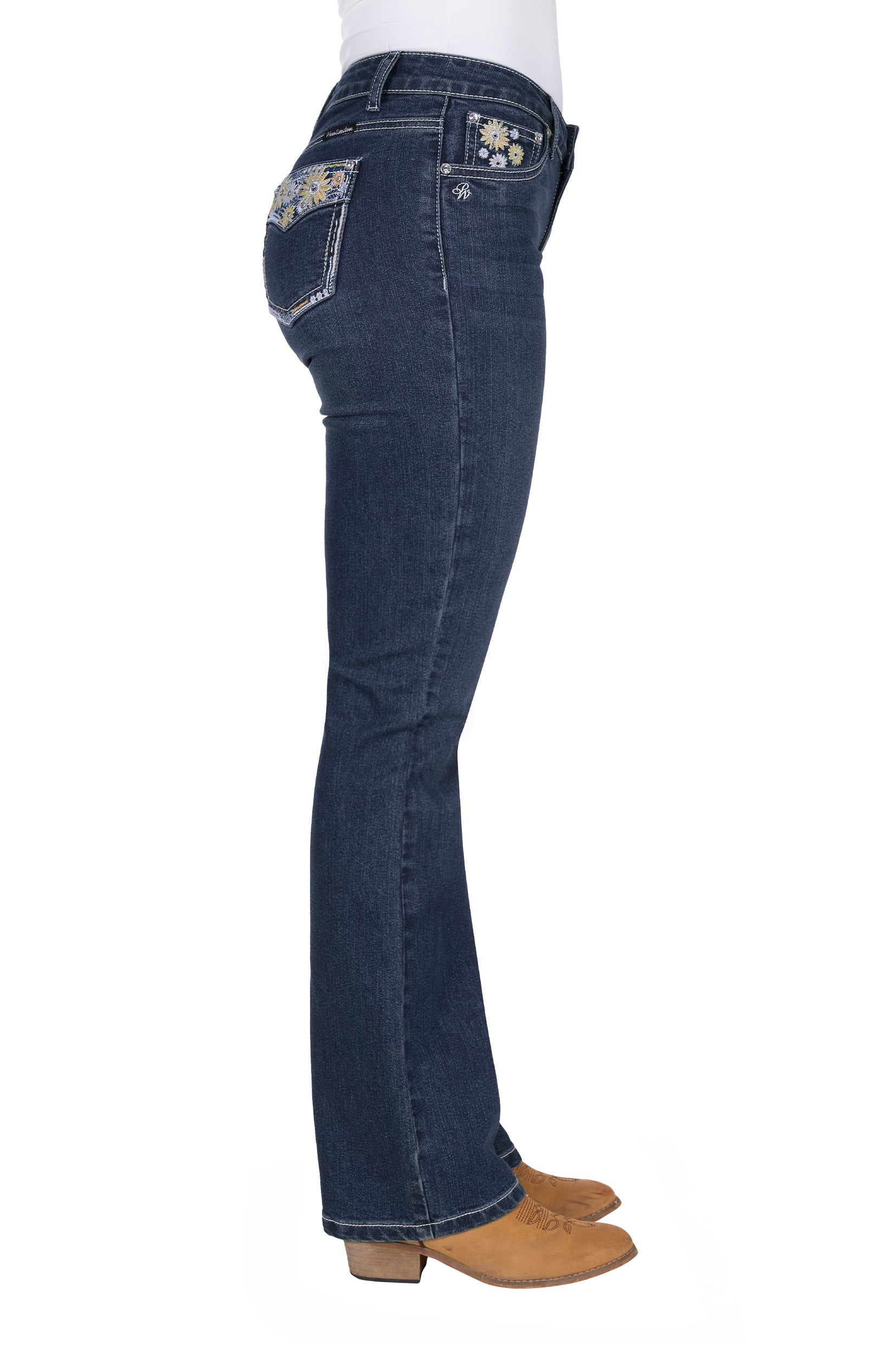 Pure Western Women's Jay Boot Cut Jean 32" Leg