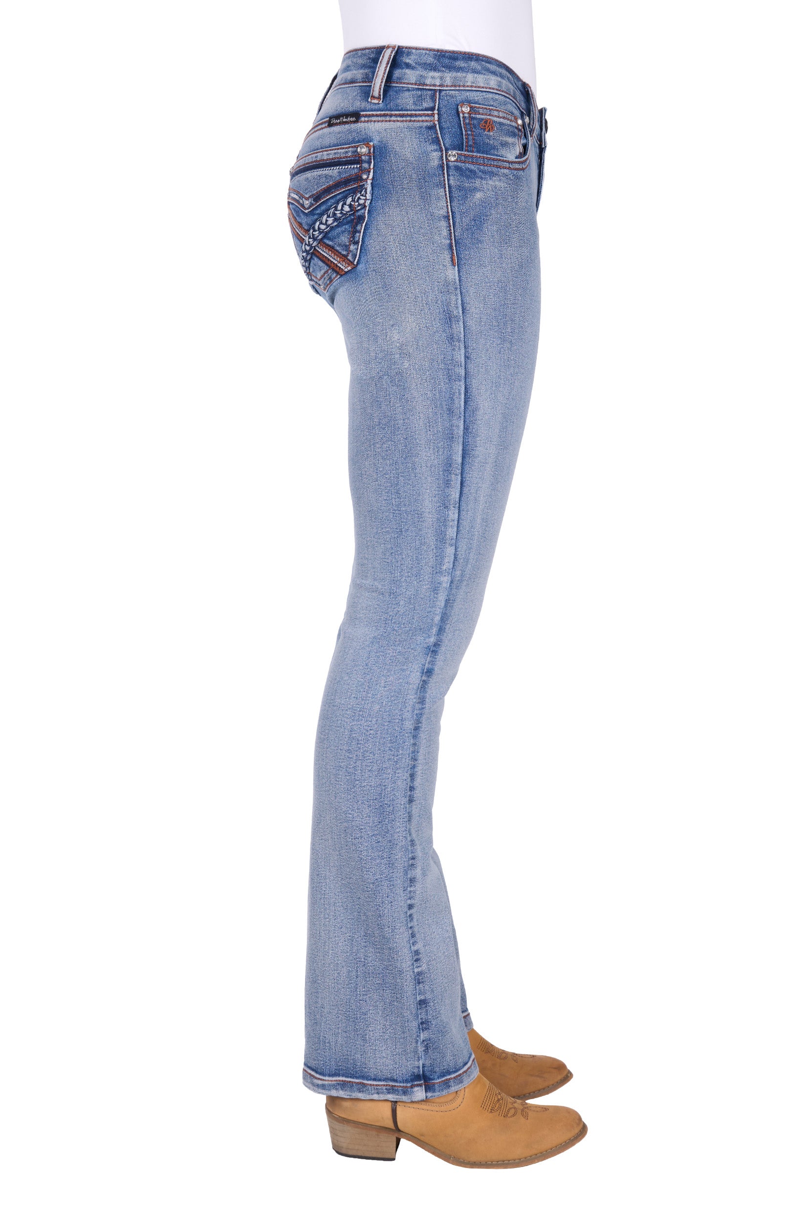 Pure Western Women's Emily Boot Cut Jeans - 32" Leg