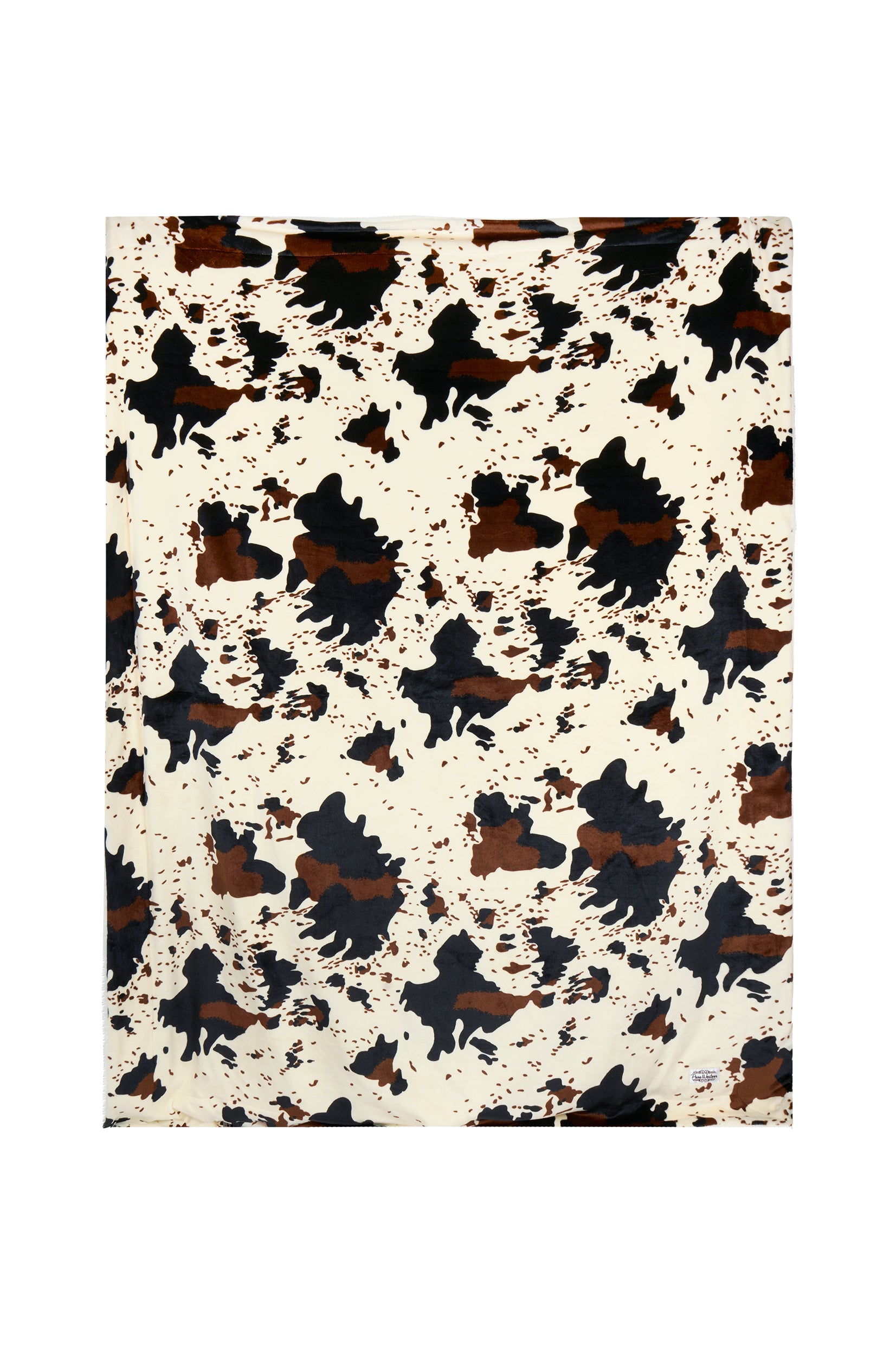 Pure Western Cow Print Snuggle Blanket