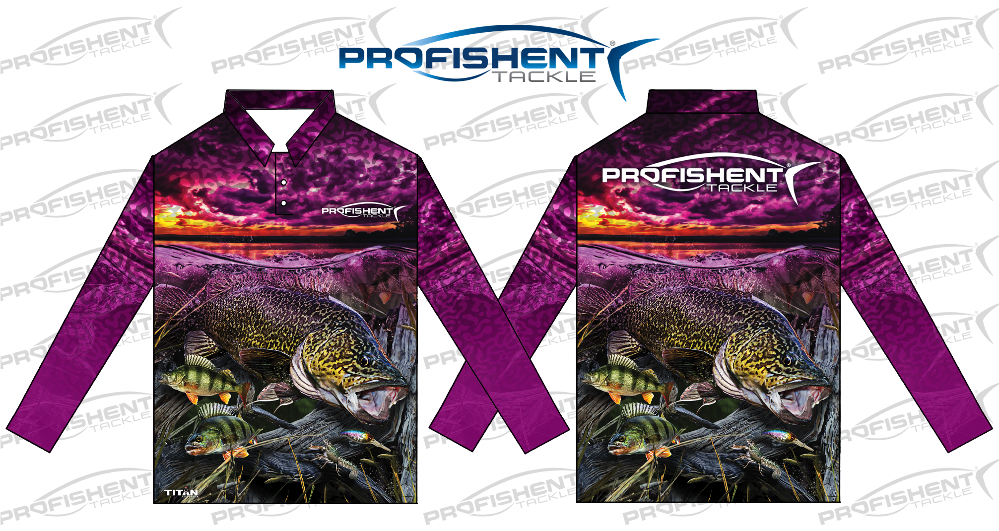 Profishent Pink Cod Storm L/S Fishing Shirt - Adult