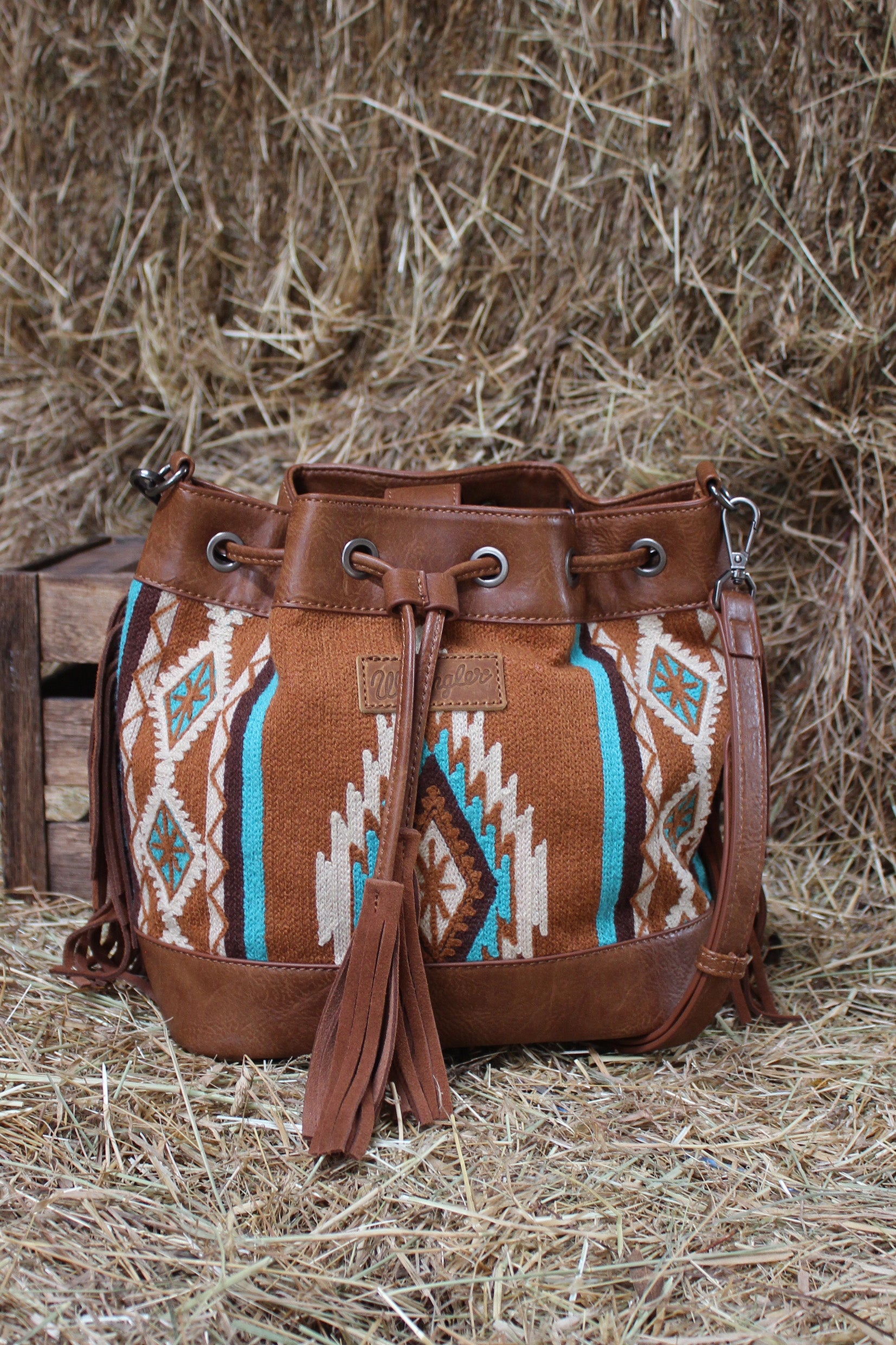 Wrangler Maya Aztec Bucket Bag