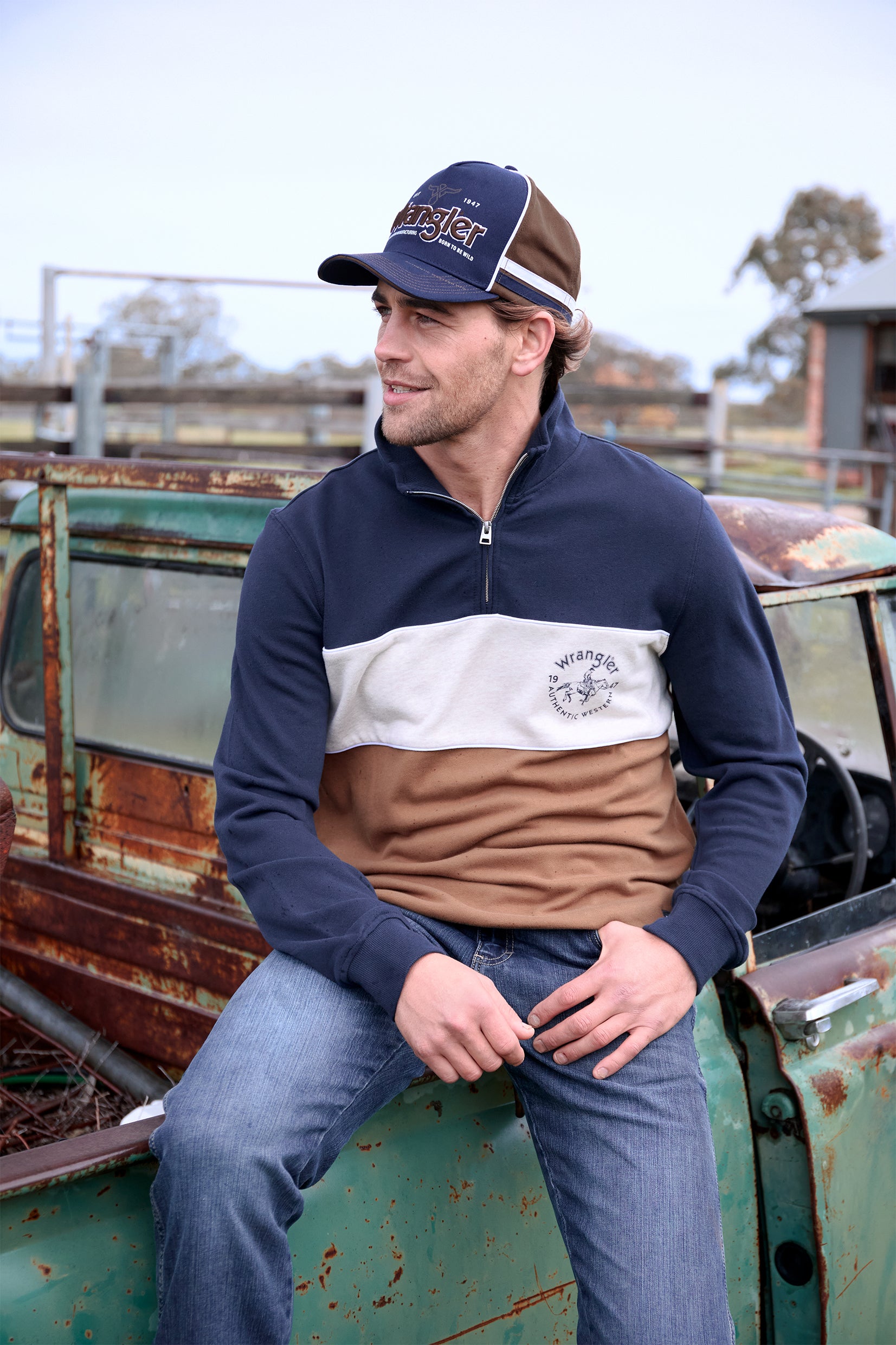 Wrangler Men's Tom High Profile Cap