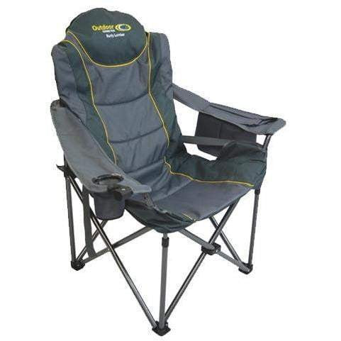 Outdoor Connection Burly Lumbar Quad Fold Chair - Grey