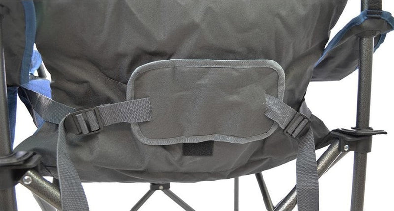 Outdoor Connection Burly Lumbar Quad Fold Chair - Grey