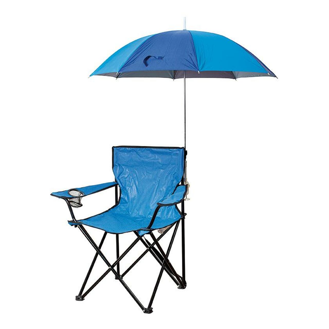 Camp chair with umbrella sale